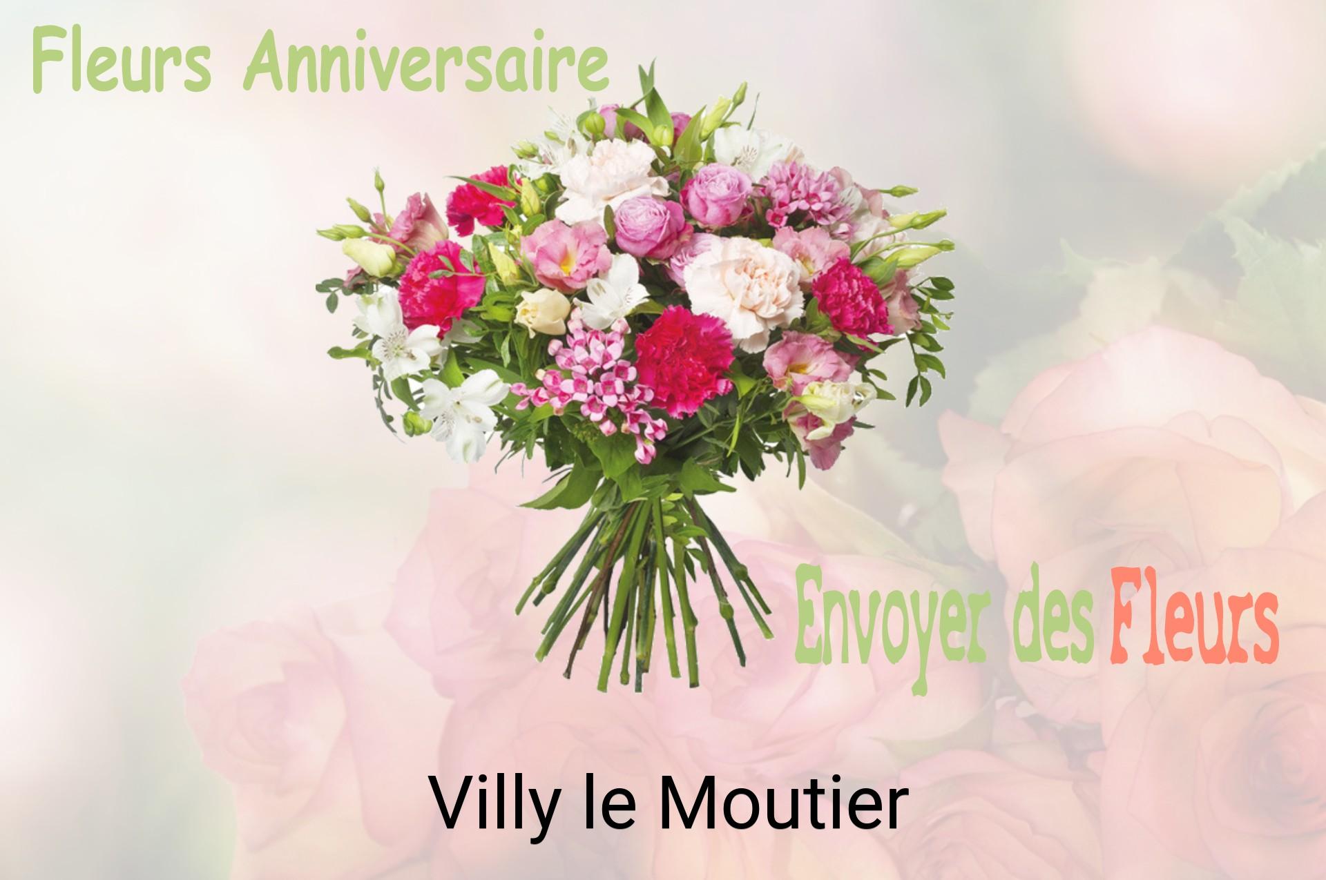 Bouquet de fleurs d’anniversaire livré à Villy-le-Moutier