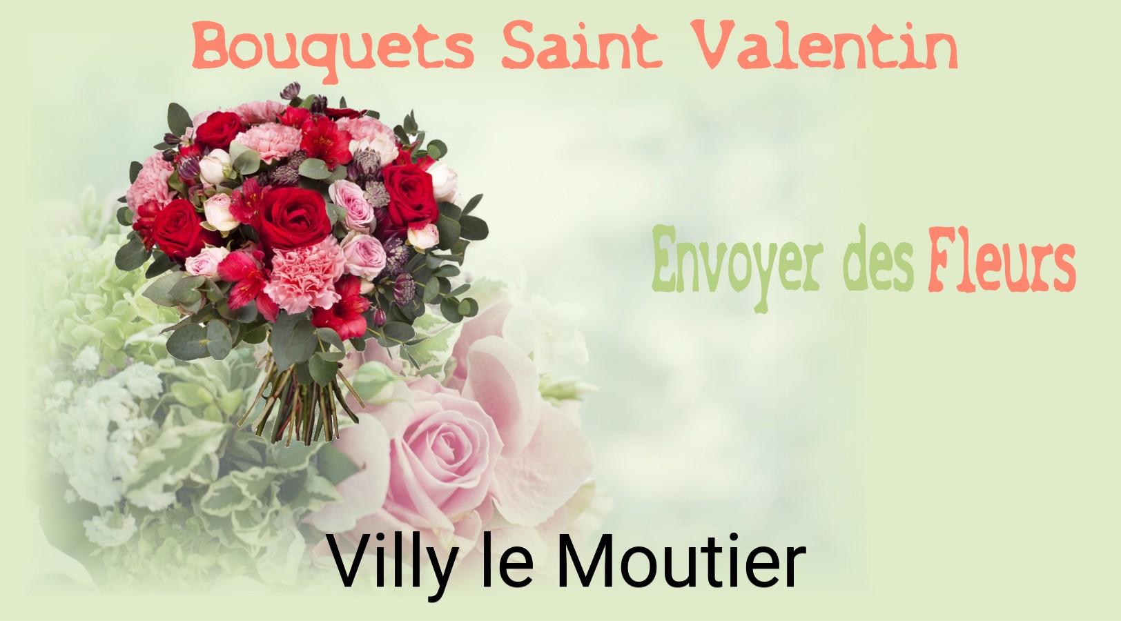 Roses de Saint-Valentin livrées à Villy-le-Moutier